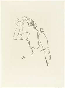 Portret van zangeres Paula Brebion