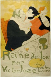 Koningin van vreugde door Henri de Toulouse Lautrec