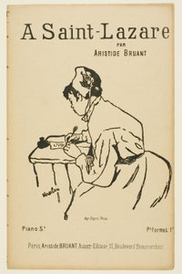 À Saint-Lazare door Henri de Toulouse Lautrec