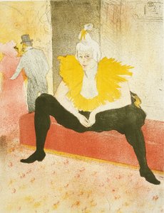 Zittende Vrouwelijke Clown (Mademoiselle Cha-U-Kao), plaat één uit Elles