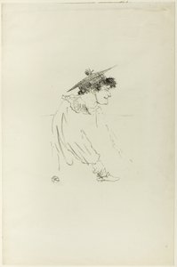 Klein Engels meisje (Miss Dolly) door Henri de Toulouse Lautrec