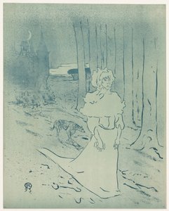 De Kasteelvrouw of de Tocsin, 1895 door Henri de Toulouse Lautrec