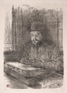 De Goede Lithograaf door Henri de Toulouse Lautrec