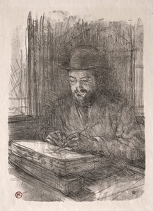 De goede lithograaf door Henri de Toulouse Lautrec