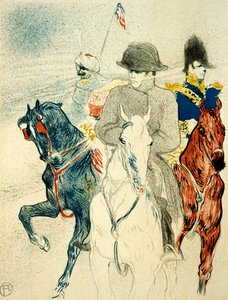 De Geschiedenis van Napoleon I afgewezen ontwerp van een poster voor het boek, 1895