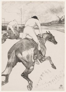 De Jockey door Henri de Toulouse Lautrec