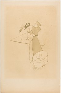 De Hoedenmaakster, Renée Vert door Henri de Toulouse Lautrec