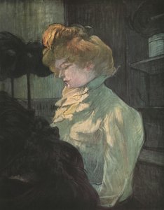 De Modiste door Henri de Toulouse Lautrec