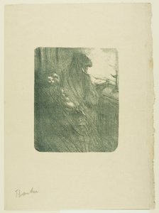 De Oude Flirts, uit Mélodies de Désiré Dihau door Henri de Toulouse Lautrec
