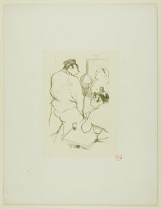 De Terreur van Grenelle door Henri de Toulouse Lautrec