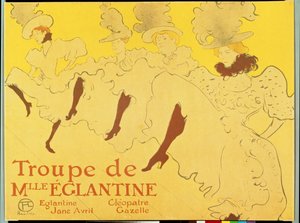 Het Gezelschap van Juffrouw Eglantine, 1896 door Henri de Toulouse Lautrec