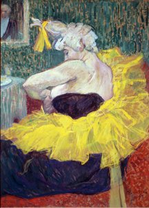 De clown Cha U Kao, artiest in de Moulin Rouge door Henri de Toulouse Lautrec