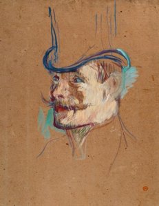 William Warrener in de Moulin Rouge door Henri de Toulouse Lautrec