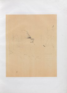 Yvette Guilbert-Engelse Serie: Pessima door Henri de Toulouse Lautrec