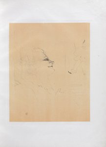 Yvette Guilbert-Engelse serie: Pessima, 1898 door Henri de Toulouse Lautrec