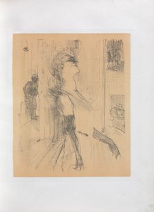 Yvette Guilbert-Engelse Serie: Sur la scène, 1898