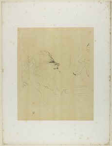 Yvette Guilbert—Pessima, uit Yvette Guilbert door Henri de Toulouse Lautrec
