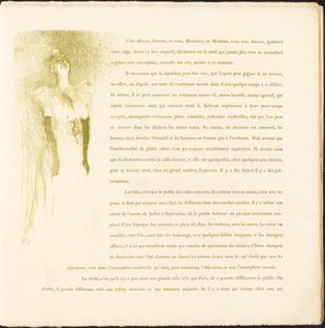 Yvette Guilbert door Henri de Toulouse Lautrec