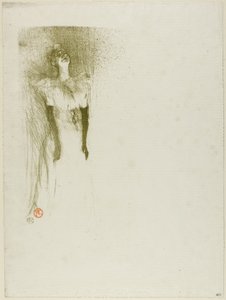 Yvette Guilbert door Henri de Toulouse Lautrec