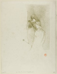 Yvette Guilbert door Henri de Toulouse Lautrec