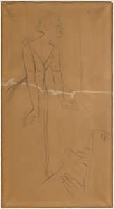 Yvette Guilbert door Henri de Toulouse Lautrec