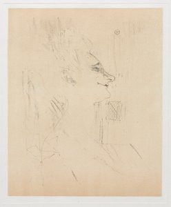 Yvette Guilbert Dronken door Henri de Toulouse Lautrec