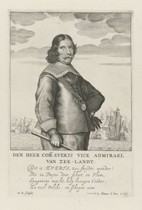 Portret van Cornelis Evertsen door Henrick Rochuszn van Dagen