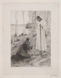 Kristus toont zich aan Maria Magdalena door Henrik Bornemann