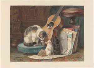De Muzikanten door Henriëtte Ronner