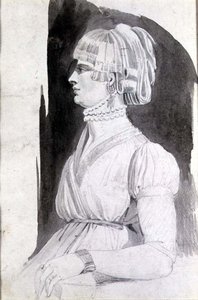Studie van een vrouw door Johann Heinrich Füssli