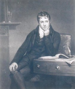Sir Humphry Davy (1778-1829), gegraveerd door S.W. Reynolds
