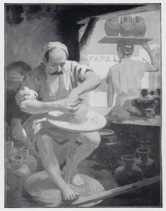 Een Oosterse pottenbakker door Henry Andrew Harper