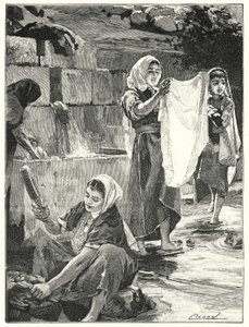 Fontein bij Lifta in Samaria door Henry Andrew Harper