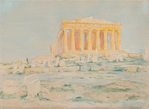 Het Parthenon, westgevel door Henry Bacon