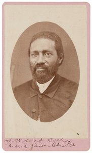 Bishop James Walker Hood,c. 1872 (photo) door Henry Baumgarten
