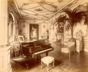 De balzaal op 17 Grosvenor Place, Londen, 1890