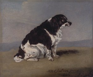 De Spaniel van de Hertogin van York door Henry Bernard Chalon