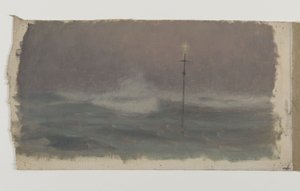 Kruis en golf, Bretagne, circa 1905