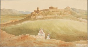 Uitzicht op de Akropolis, Athene, Griekenland door Henry Byam Martin