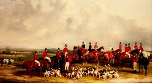 De Ontmoeting van de Buck Hounds, c.1845