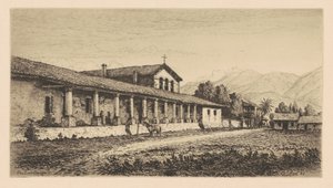 Missie San Luis Obispo, 1883 door Henry Chapman Ford