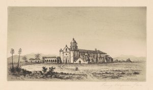 Missie San Luis Rey de Francia door Henry Chapman Ford