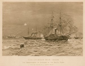 Bombardement van Sveaborg door de Britse Baltische Vloot, Krimoorlog door Henry Charles Seppings Wright