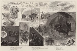 Hovelling in Deal door Henry Charles Seppings Wright