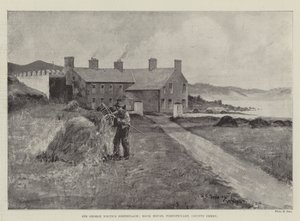 Geboorteplaats van Sir George White, Rock House, Portstewart, County Derry door Henry Charles Seppings Wright