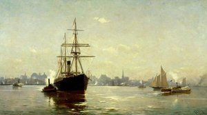 De haven van New York