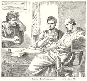 Antonius en Cleopatra (gravure)