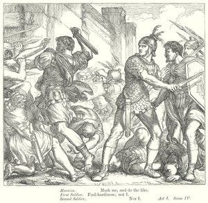 Coriolanus (gravure) door Henry Courtney (after) Selous