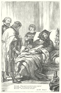 King Henry IV Deel II (gravure) door Henry Courtney (after) Selous