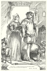 Koning Henry IV Deel I (gravure) door Henry Courtney (after) Selous